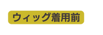 ウィッグ着用前